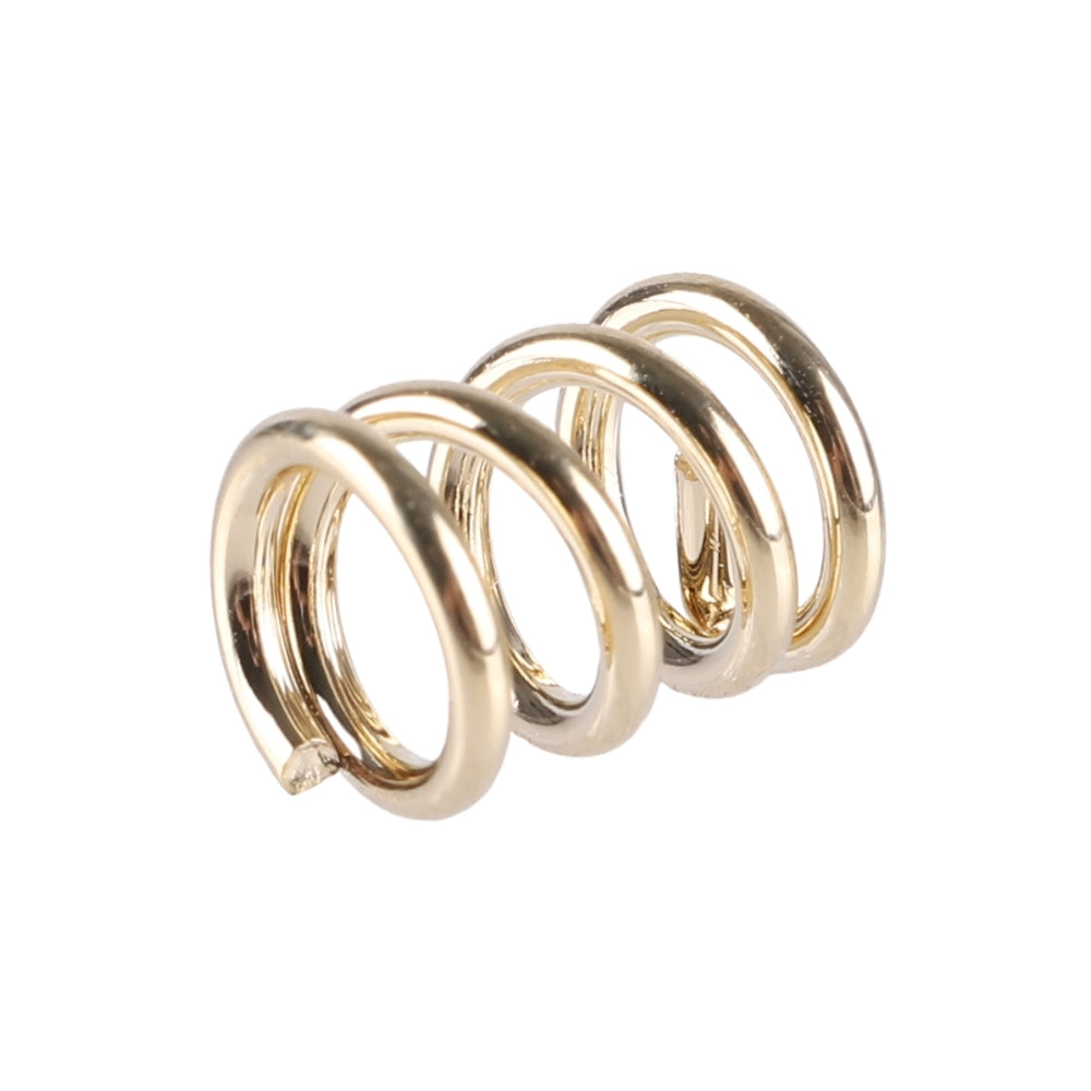 Cylindrical gold-plated phosphor bronze spring,Suitable for high current