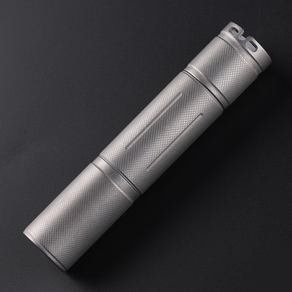 Convoy S6 stonewash stainless steel 18650 flashlight