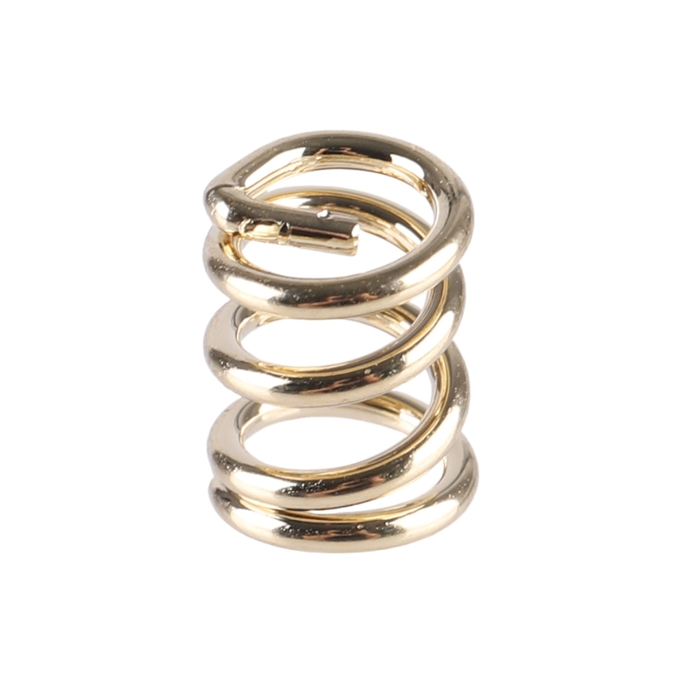 Cylindrical gold-plated phosphor bronze spring,Suitable for high current