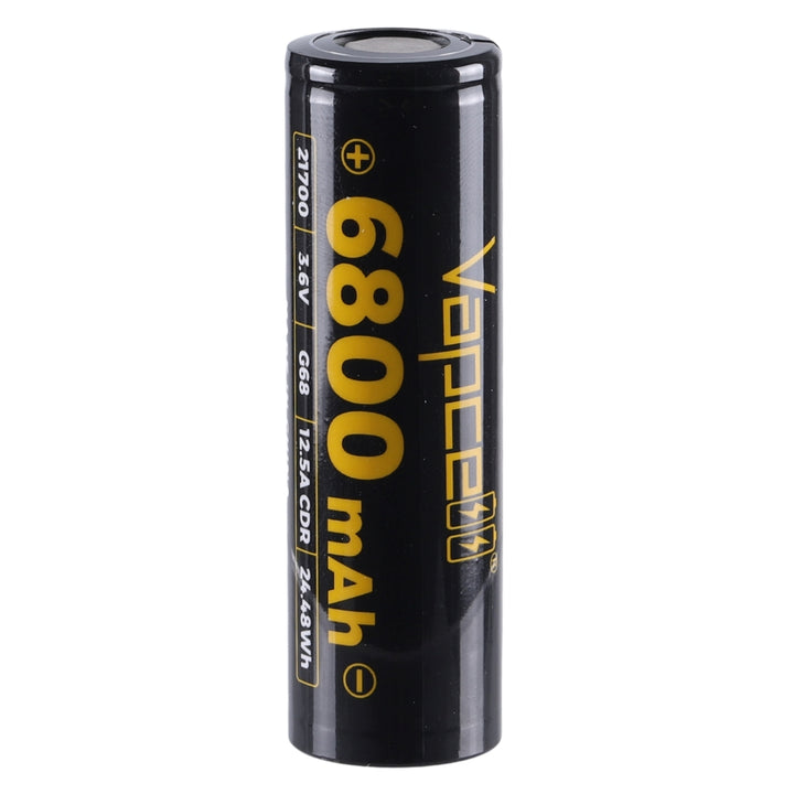 Vapcell G68 INR21700 6800mAh 12.5A Li-ion Rechargeable Battery