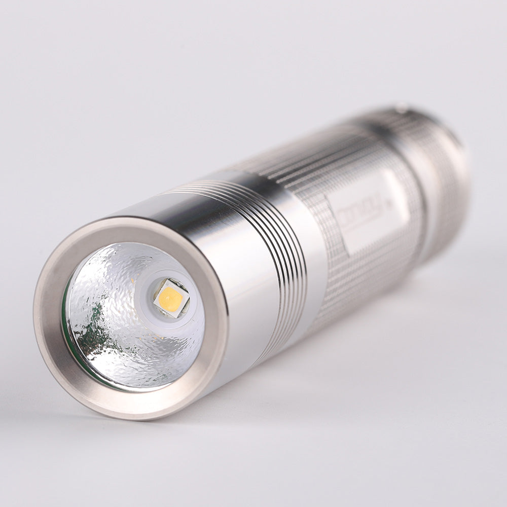 Convoy S2  glossy titanium alloy 18650 flashlight
