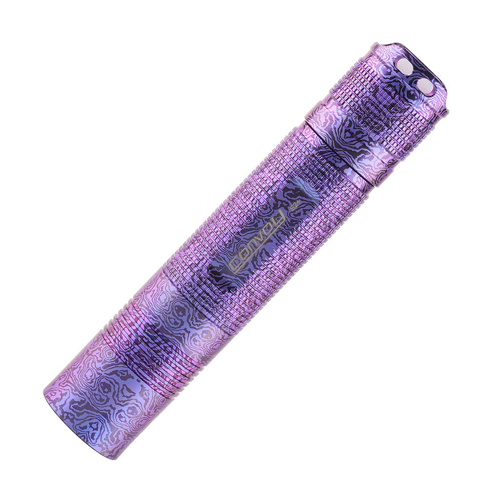 Convoy S2  Ripple texture titanium alloy 18650 flashlight