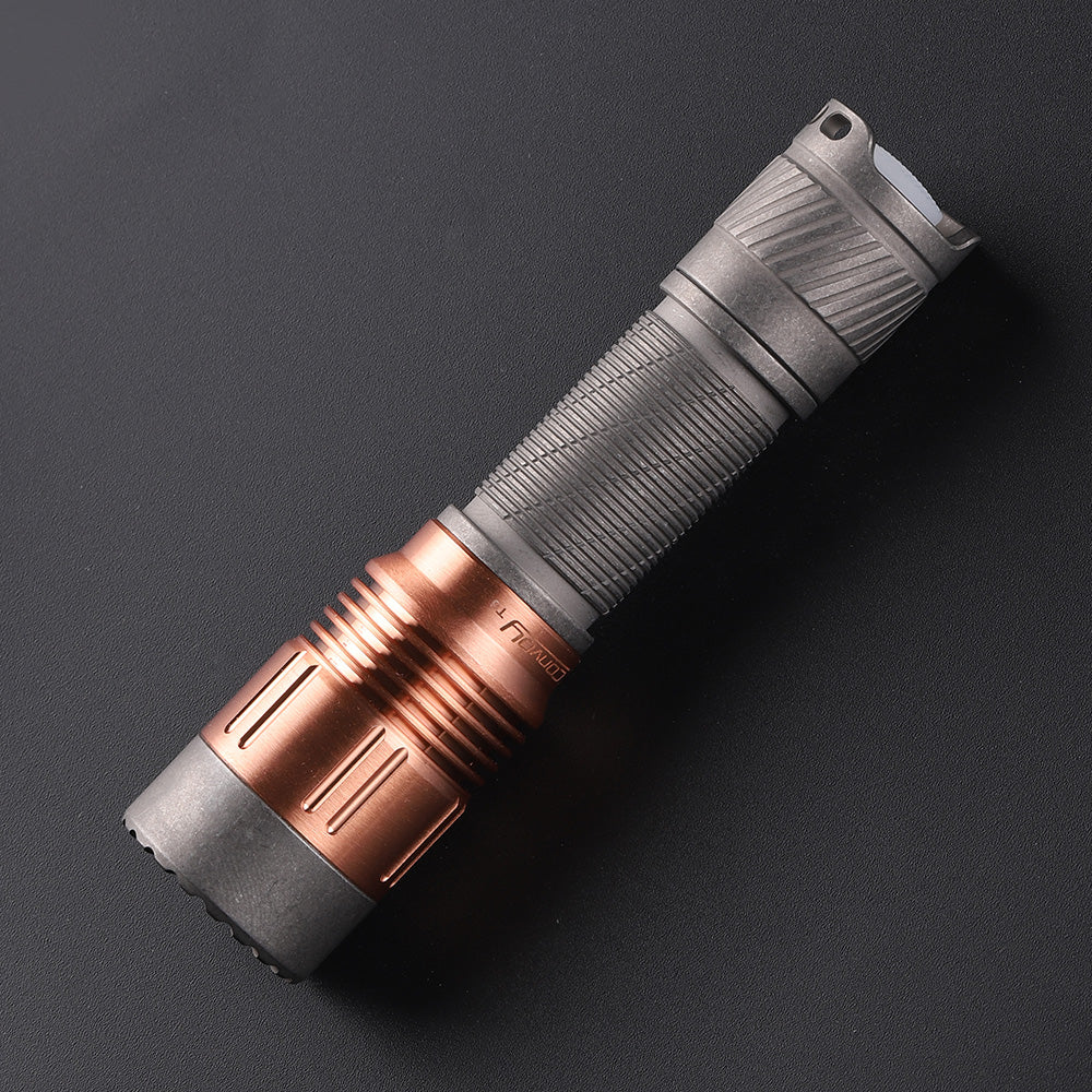 Convoy T6 copper head stonewash Ti AA 14500 flashlight