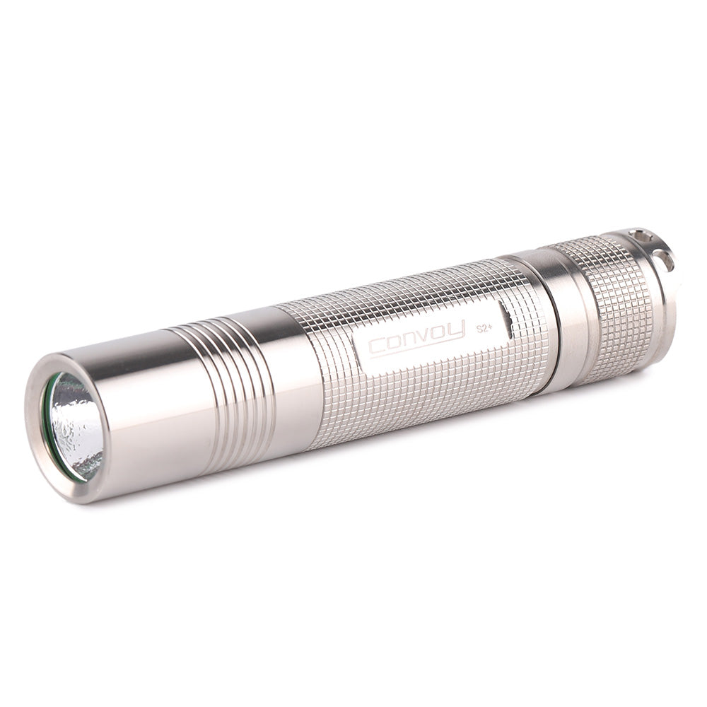 Convoy S2  glossy titanium alloy 18650 flashlight