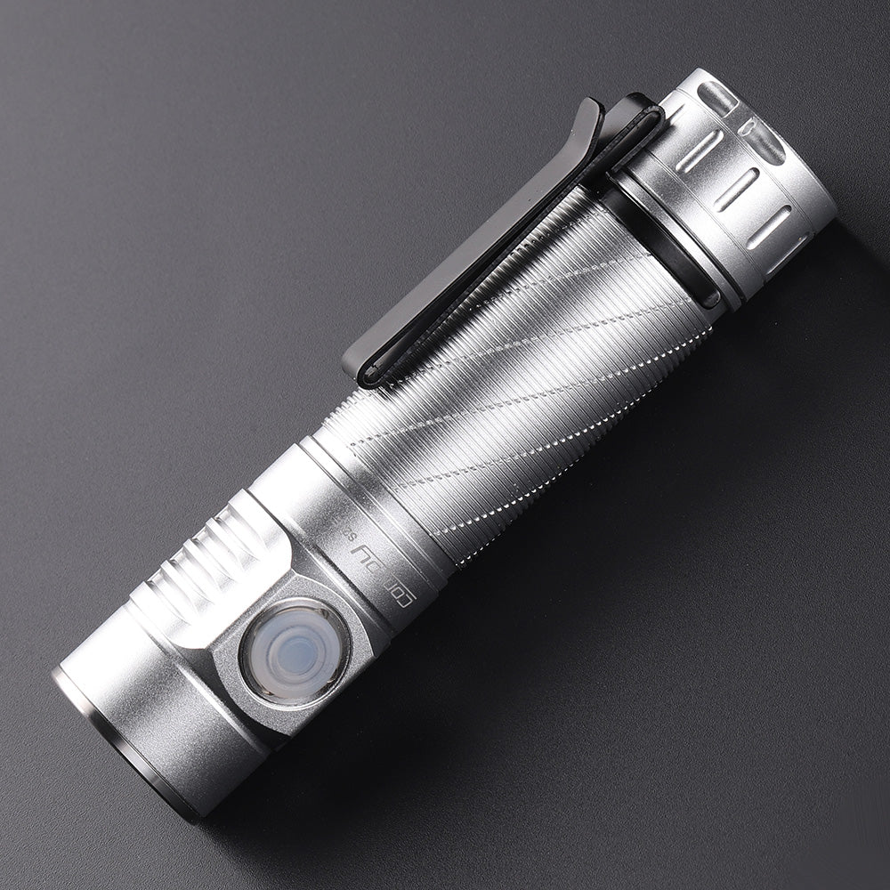 Convoy S21E silver 21700 flashlight