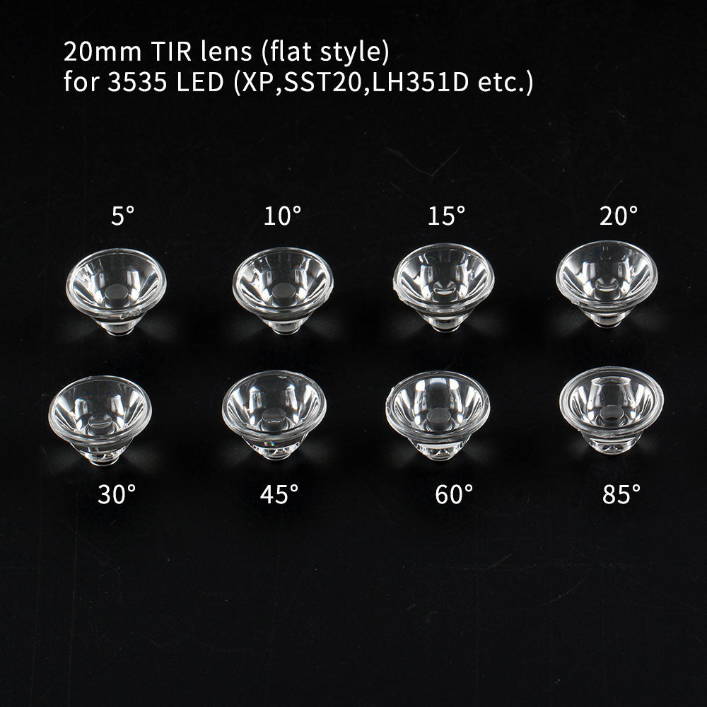 20MM TIR lens for 3535 LED
