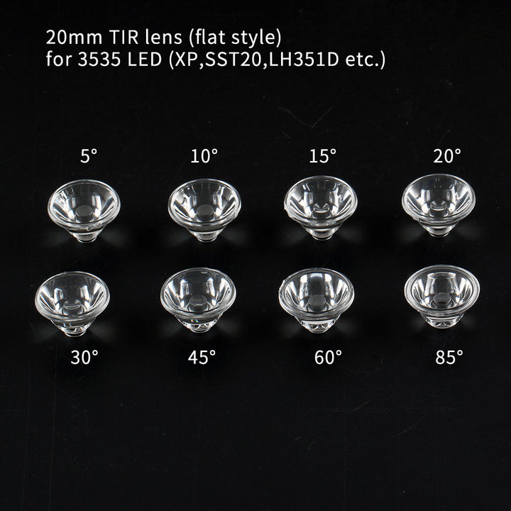 20MM TIR lens for 3535 LED