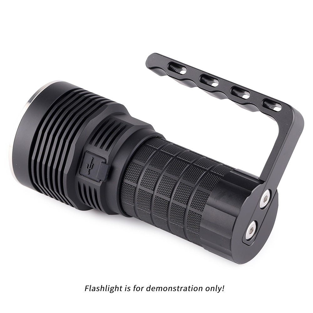 Flashlight handle for Convoy 4X18A,Anti-scald, portable.