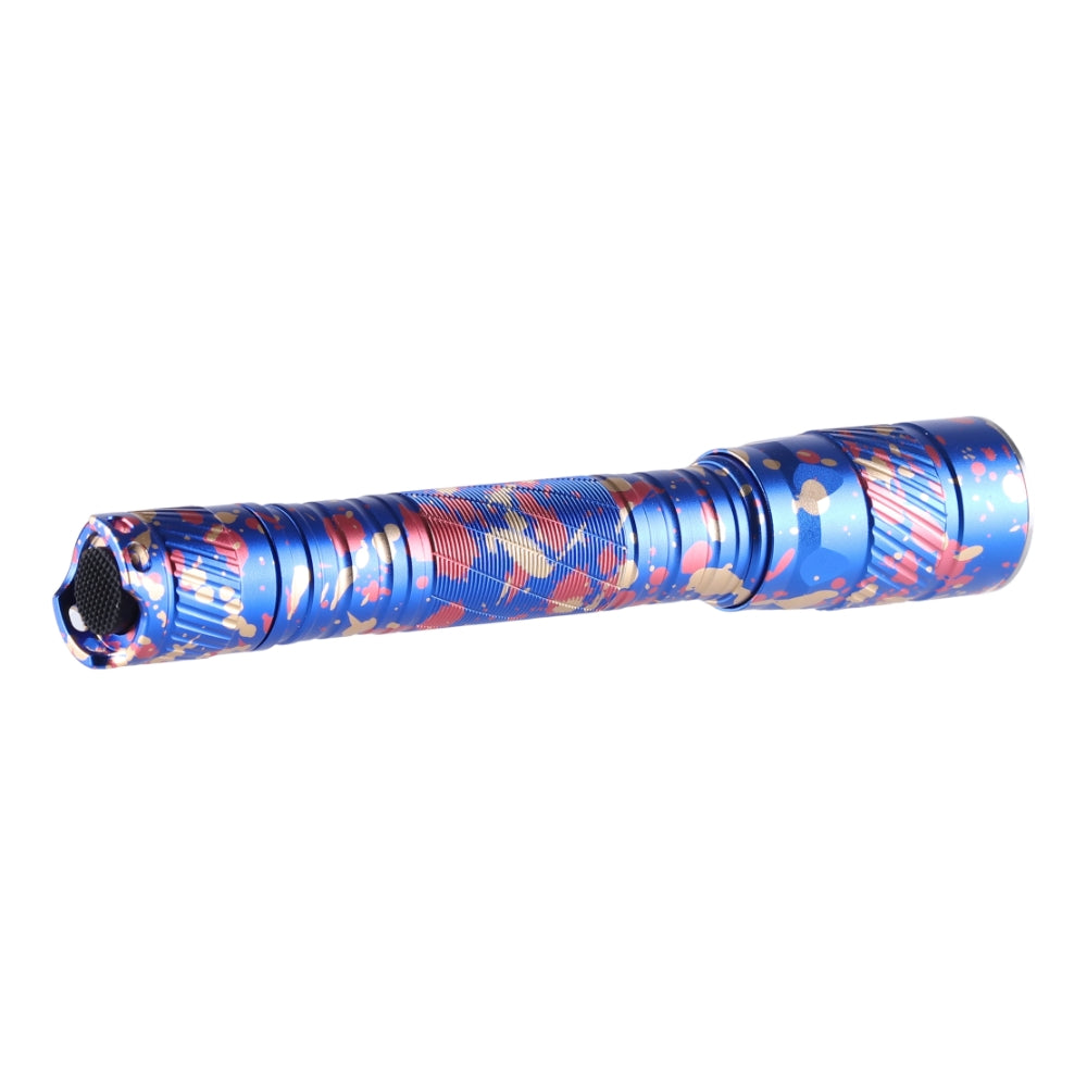 Convoy T4 camouflage blue AA 14500 flashlight