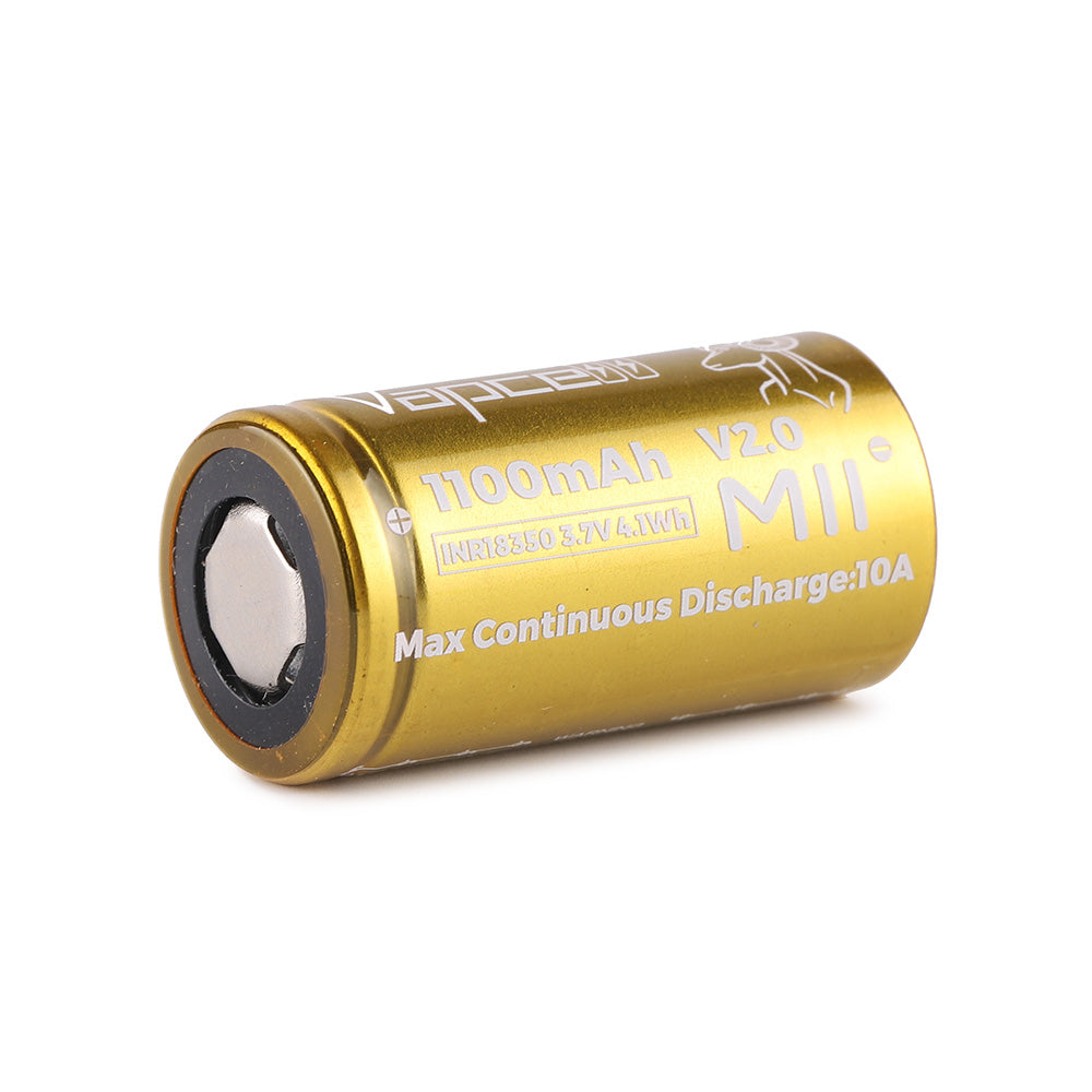 (2 pieces/pack) Vapcell M11 v2.0 18350 lithium batery , 1100mAh