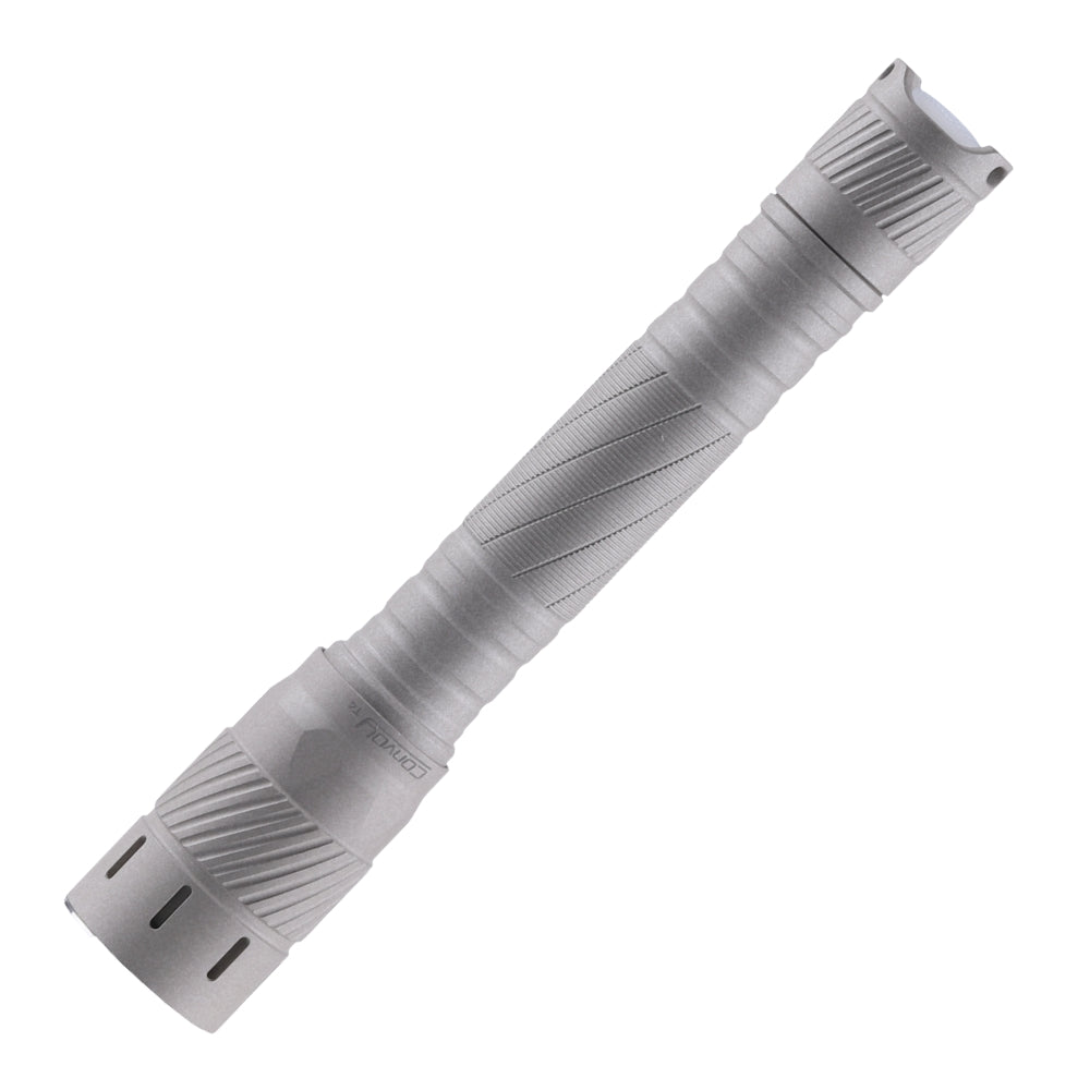 Convoy T4 micro-arc oxidation gray AA 14500 flashlight