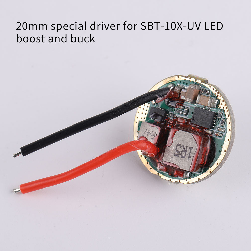 20mm special driver for SBT-10X-UV LED,boost and buck