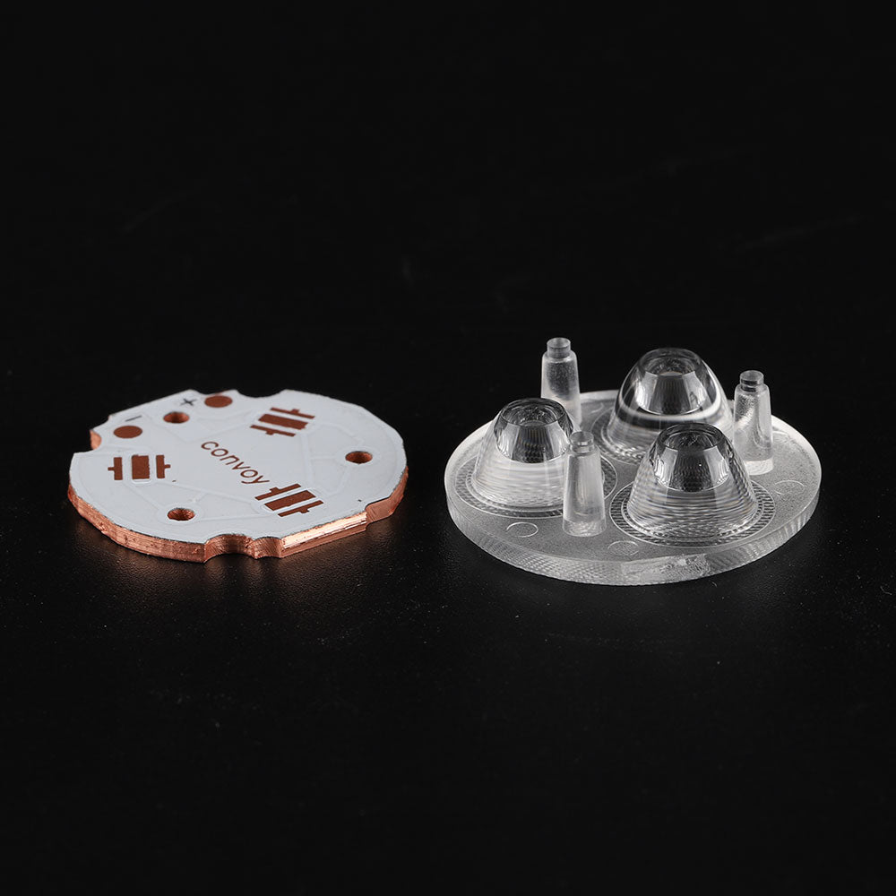 Triple Quad copper DTP MCPCB and TIR lens