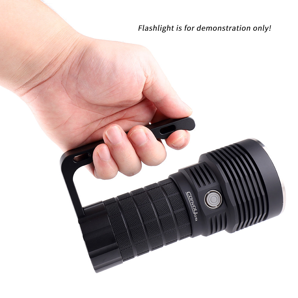 Flashlight handle for Convoy 4X18A,Anti-scald, portable.