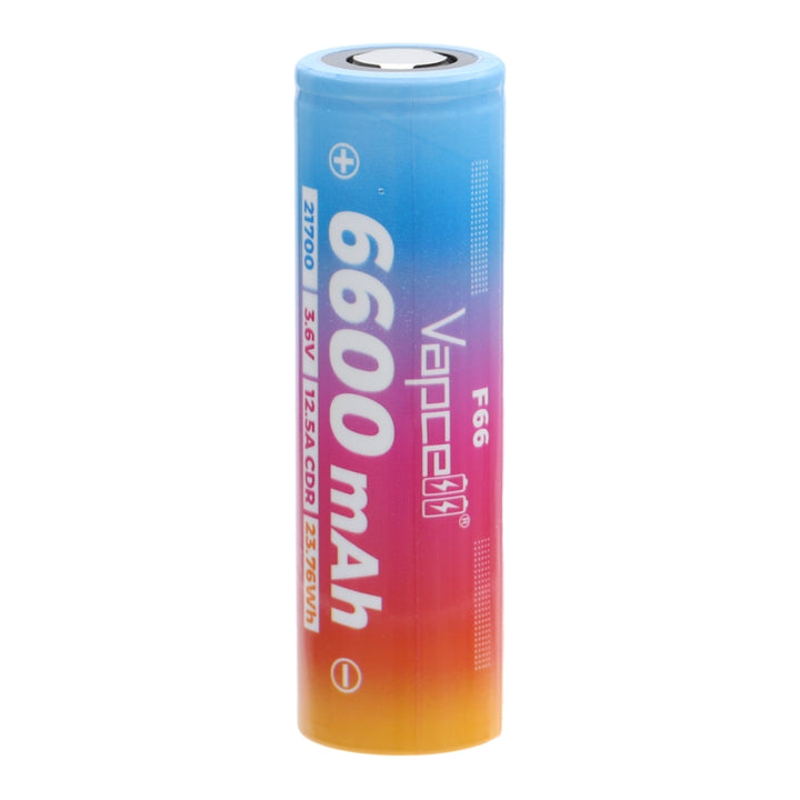 Vapcell F66 INR21700 6600mAh 12.5A Li-ion Rechargeable Battery