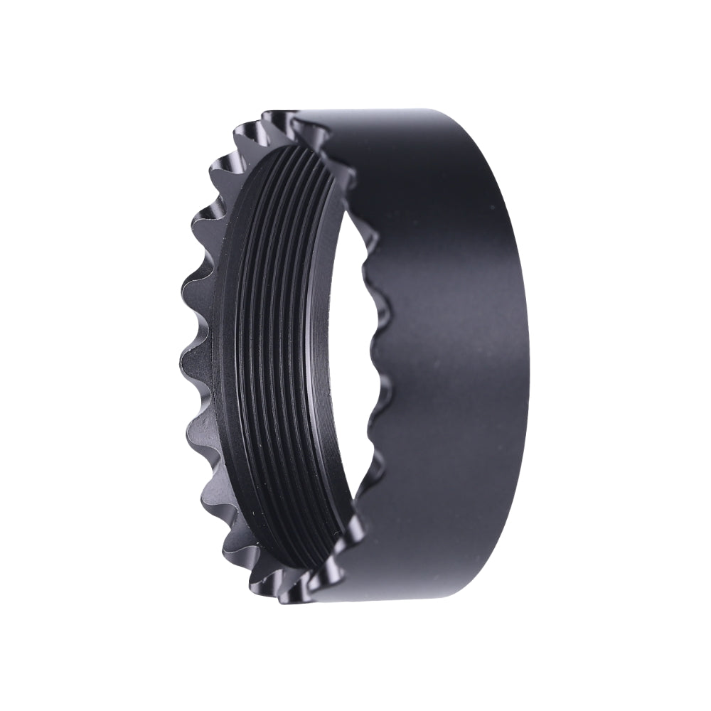 black stainless Steel bezel for C8 C8  M21A, sawtooth shape