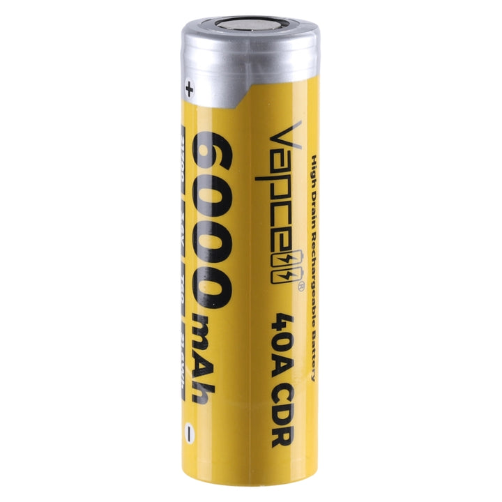 Vapcell T60 21700 lithium battery 6000mAh