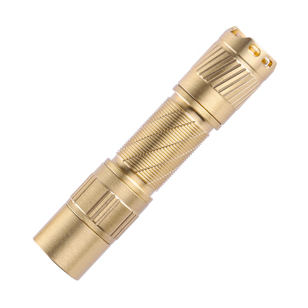 Convoy T3 brass AA 14500 flashlight