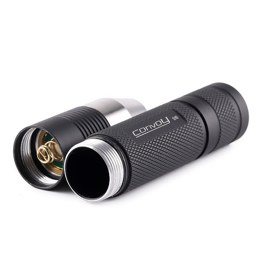 Convoy S10 18650 flashlight,519A R9080 high CRI