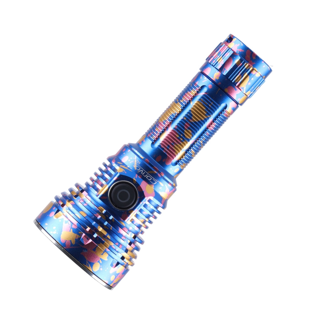 Convoy M21K Camouflage blue 21700 flashlight