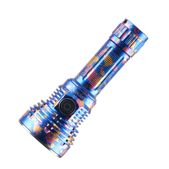 Convoy M21K Camouflage blue 21700 flashlight