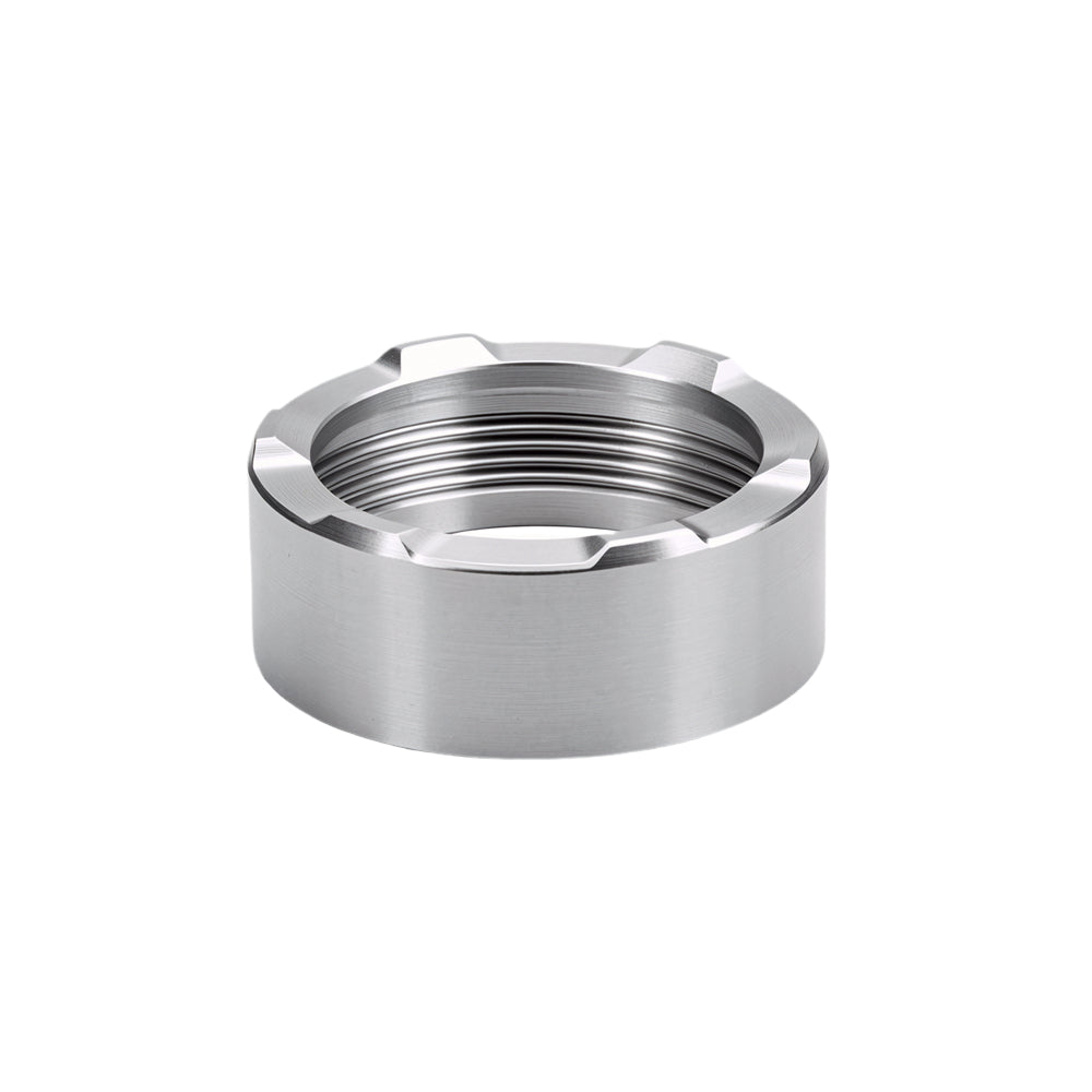 Silver stainless steel bezel, suitable for T8 S14 flashlight